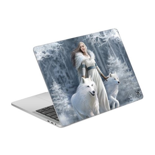 Anne Stokes Fantasy Artworks Winter Guardian Wolves Vinyl Sticker Skin Decal Cover for Apple MacBook Pro 13" A2338