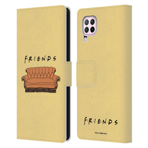 Friends TV Show Iconic Couch Leather Book Wallet Case Cover For Huawei Nova 6 SE / P40 Lite