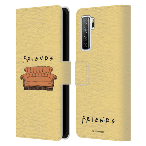 Friends TV Show Iconic Couch Leather Book Wallet Case Cover For Huawei Nova 7 SE/P40 Lite 5G