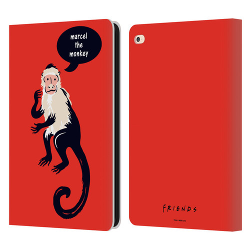 Friends TV Show Iconic Marcel The Monkey Leather Book Wallet Case Cover For Apple iPad Air 2 (2014)
