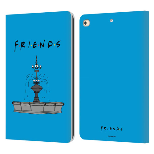 Friends TV Show Iconic Fountain Leather Book Wallet Case Cover For Apple iPad 9.7 2017 / iPad 9.7 2018