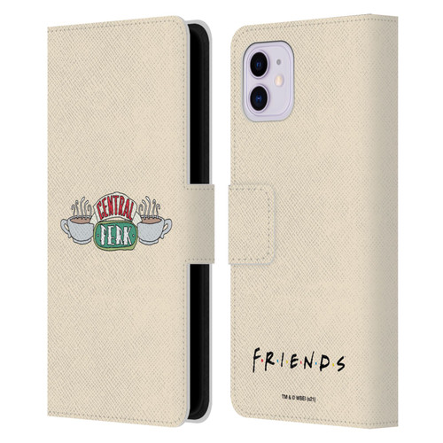 Friends TV Show Iconic Central Perk Leather Book Wallet Case Cover For Apple iPhone 11