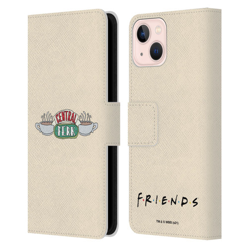 Friends TV Show Iconic Central Perk Leather Book Wallet Case Cover For Apple iPhone 13