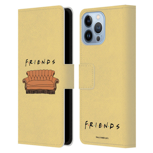 Friends TV Show Iconic Couch Leather Book Wallet Case Cover For Apple iPhone 13 Pro Max