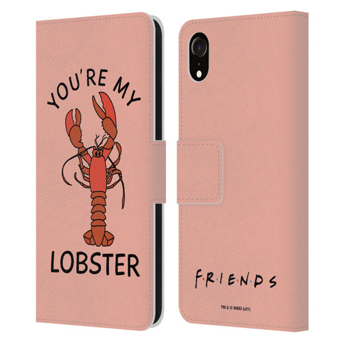 Friends TV Show Iconic Lobster Leather Book Wallet Case Cover For Apple iPhone XR