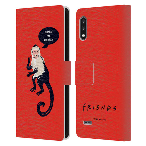 Friends TV Show Iconic Marcel The Monkey Leather Book Wallet Case Cover For LG K22