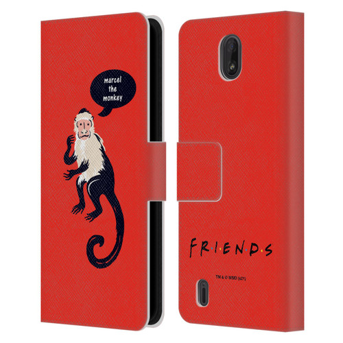 Friends TV Show Iconic Marcel The Monkey Leather Book Wallet Case Cover For Nokia C01 Plus/C1 2nd Edition