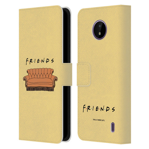 Friends TV Show Iconic Couch Leather Book Wallet Case Cover For Nokia C10 / C20