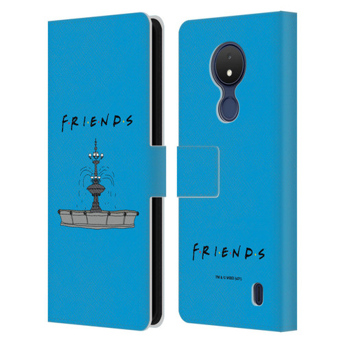 Friends TV Show Iconic Fountain Leather Book Wallet Case Cover For Nokia C21
