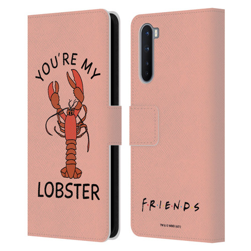 Friends TV Show Iconic Lobster Leather Book Wallet Case Cover For OnePlus Nord 5G