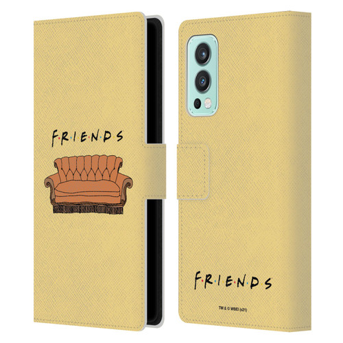 Friends TV Show Iconic Couch Leather Book Wallet Case Cover For OnePlus Nord 2 5G