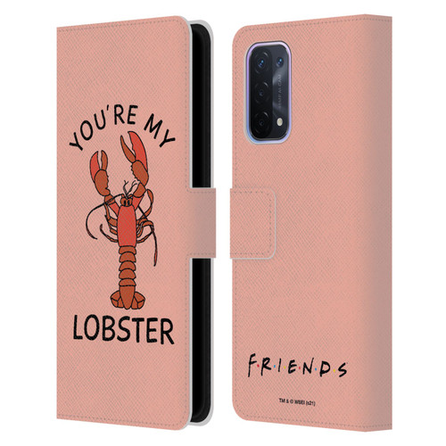 Friends TV Show Iconic Lobster Leather Book Wallet Case Cover For OPPO A54 5G
