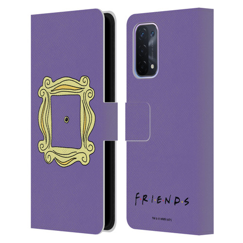 Friends TV Show Iconic Peephole Frame Leather Book Wallet Case Cover For OPPO A54 5G