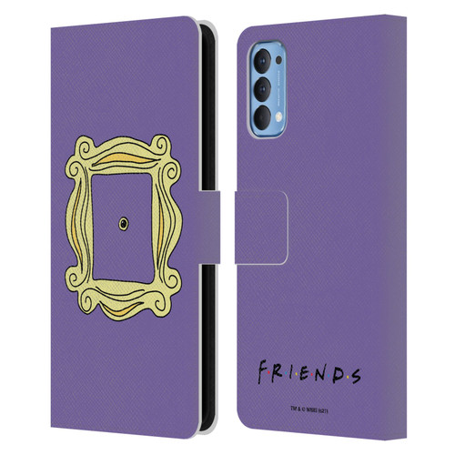 Friends TV Show Iconic Peephole Frame Leather Book Wallet Case Cover For OPPO Reno 4 5G