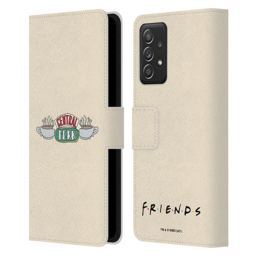 Friends TV Show Iconic Central Perk Leather Book Wallet Case Cover For Samsung Galaxy A53 5G (2022)