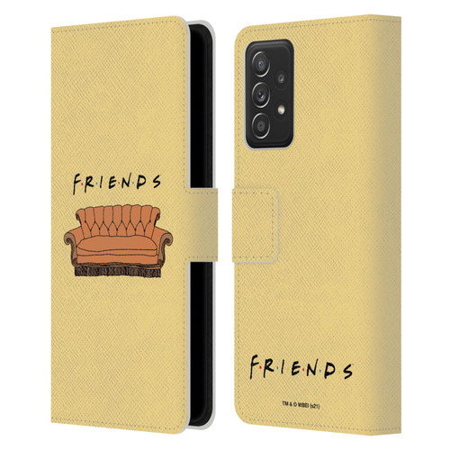 Friends TV Show Iconic Couch Leather Book Wallet Case Cover For Samsung Galaxy A53 5G (2022)