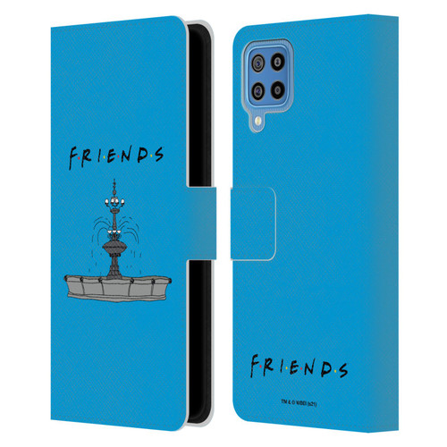 Friends TV Show Iconic Fountain Leather Book Wallet Case Cover For Samsung Galaxy F22 (2021)