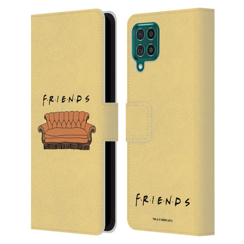 Friends TV Show Iconic Couch Leather Book Wallet Case Cover For Samsung Galaxy F62 (2021)