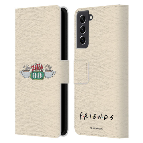 Friends TV Show Iconic Central Perk Leather Book Wallet Case Cover For Samsung Galaxy S21 FE 5G