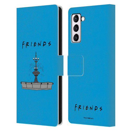 Friends TV Show Iconic Fountain Leather Book Wallet Case Cover For Samsung Galaxy S21+ 5G
