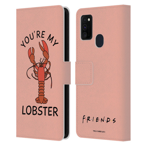 Friends TV Show Iconic Lobster Leather Book Wallet Case Cover For Samsung Galaxy M30s (2019)/M21 (2020)