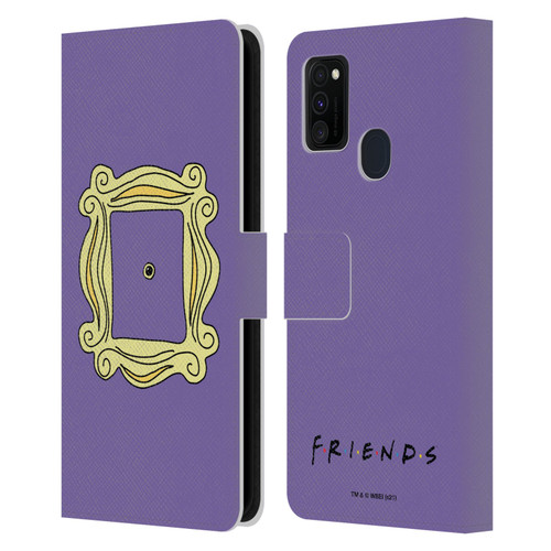 Friends TV Show Iconic Peephole Frame Leather Book Wallet Case Cover For Samsung Galaxy M30s (2019)/M21 (2020)