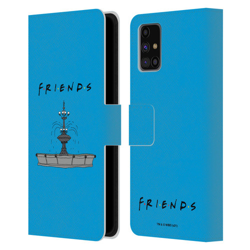 Friends TV Show Iconic Fountain Leather Book Wallet Case Cover For Samsung Galaxy M31s (2020)