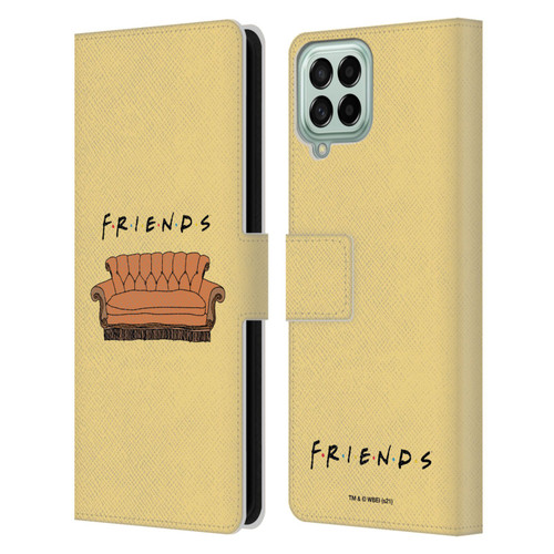Friends TV Show Iconic Couch Leather Book Wallet Case Cover For Samsung Galaxy M53 (2022)