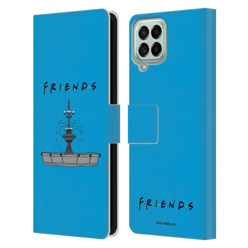 Friends TV Show Iconic Fountain Leather Book Wallet Case Cover For Samsung Galaxy M53 (2022)