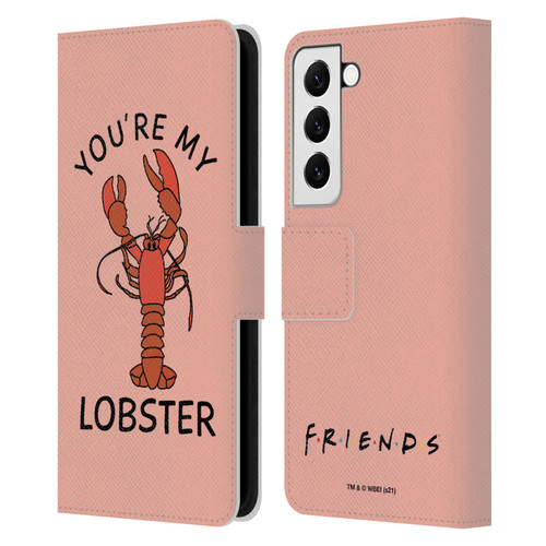 Friends TV Show Iconic Lobster Leather Book Wallet Case Cover For Samsung Galaxy S22 5G