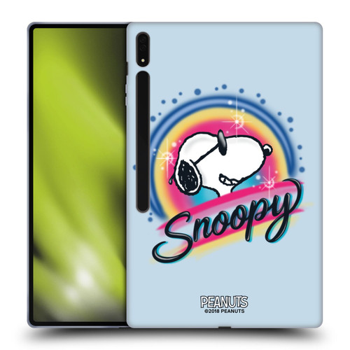 Peanuts Snoopy Boardwalk Airbrush Colourful Sunglasses Soft Gel Case for Samsung Galaxy Tab S8 Ultra