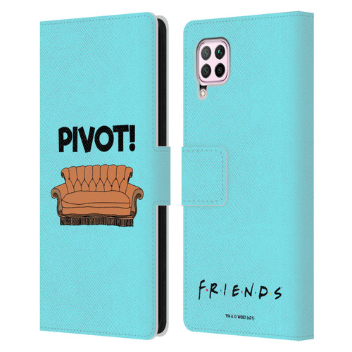 Friends TV Show Quotes Pivot Leather Book Wallet Case Cover For Huawei Nova 6 SE / P40 Lite