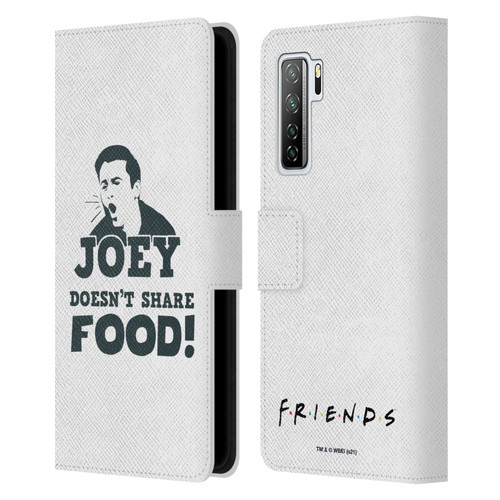 Friends TV Show Quotes Joey Food Leather Book Wallet Case Cover For Huawei Nova 7 SE/P40 Lite 5G