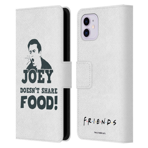 Friends TV Show Quotes Joey Food Leather Book Wallet Case Cover For Apple iPhone 11