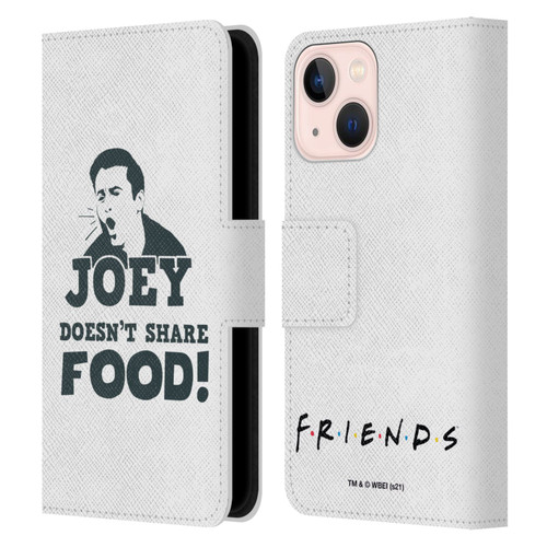 Friends TV Show Quotes Joey Food Leather Book Wallet Case Cover For Apple iPhone 13 Mini