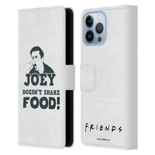 Friends TV Show Quotes Joey Food Leather Book Wallet Case Cover For Apple iPhone 13 Pro Max
