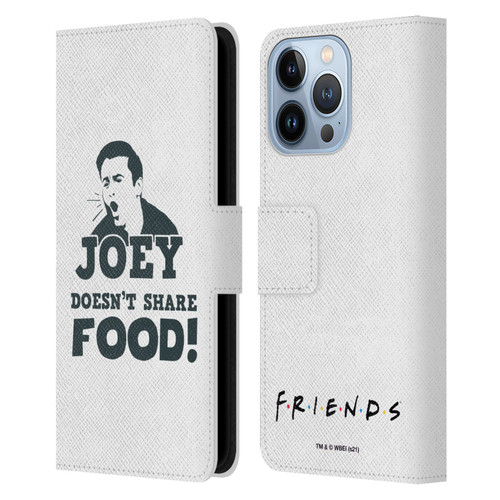 Friends TV Show Quotes Joey Food Leather Book Wallet Case Cover For Apple iPhone 13 Pro