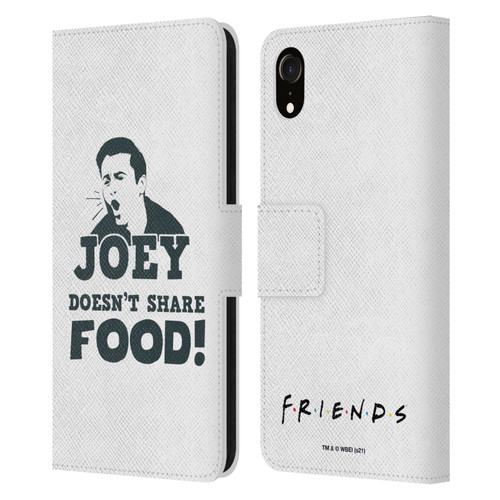 Friends TV Show Quotes Joey Food Leather Book Wallet Case Cover For Apple iPhone XR