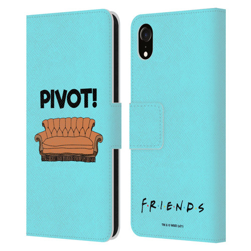 Friends TV Show Quotes Pivot Leather Book Wallet Case Cover For Apple iPhone XR