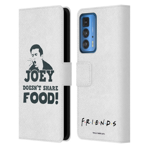 Friends TV Show Quotes Joey Food Leather Book Wallet Case Cover For Motorola Edge 20 Pro