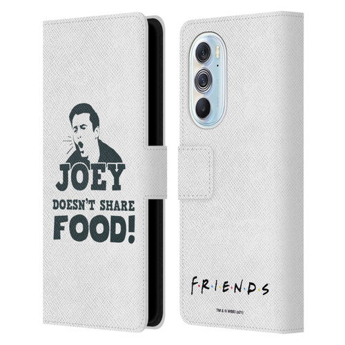 Friends TV Show Quotes Joey Food Leather Book Wallet Case Cover For Motorola Edge X30