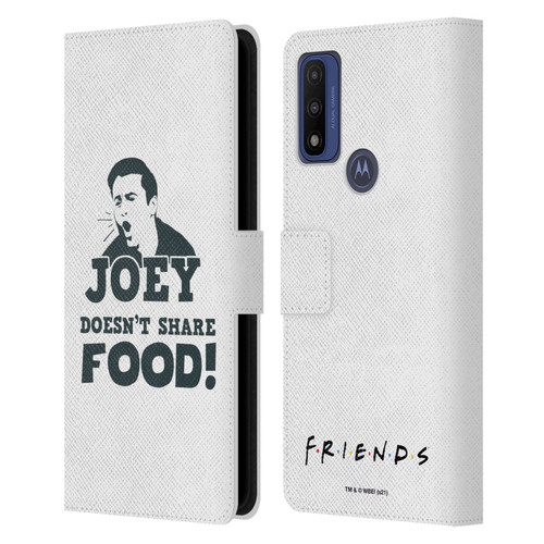 Friends TV Show Quotes Joey Food Leather Book Wallet Case Cover For Motorola G Pure