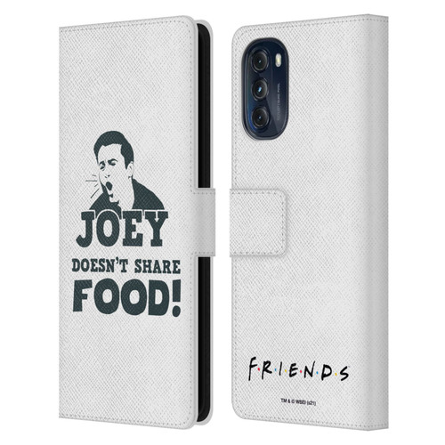 Friends TV Show Quotes Joey Food Leather Book Wallet Case Cover For Motorola Moto G (2022)