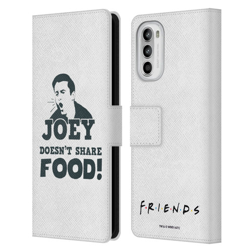 Friends TV Show Quotes Joey Food Leather Book Wallet Case Cover For Motorola Moto G52