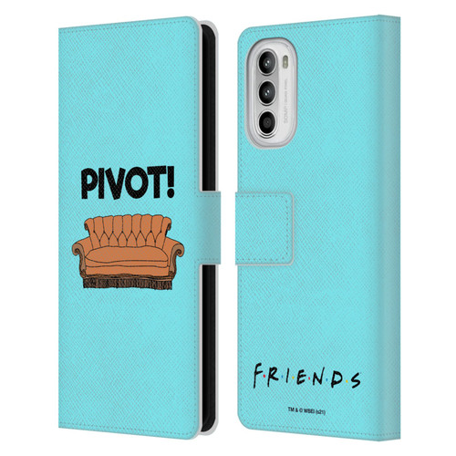 Friends TV Show Quotes Pivot Leather Book Wallet Case Cover For Motorola Moto G52