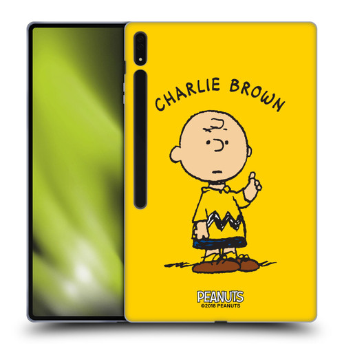 Peanuts Characters Charlie Brown Soft Gel Case for Samsung Galaxy Tab S8 Ultra