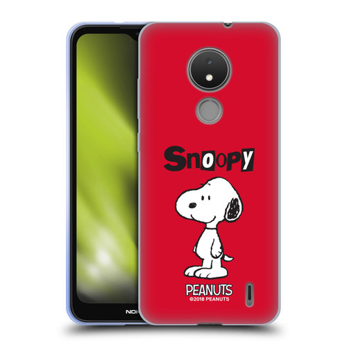 Peanuts Characters Snoopy Soft Gel Case for Nokia C21