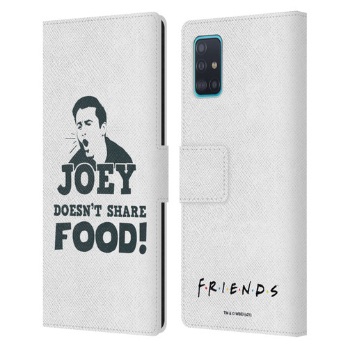 Friends TV Show Quotes Joey Food Leather Book Wallet Case Cover For Samsung Galaxy A51 (2019)
