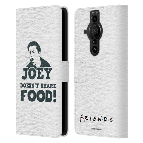Friends TV Show Quotes Joey Food Leather Book Wallet Case Cover For Sony Xperia Pro-I