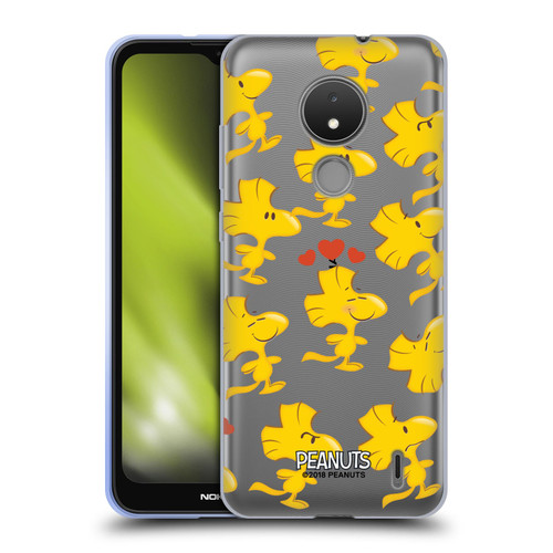 Peanuts Character Patterns Woodstock Soft Gel Case for Nokia C21